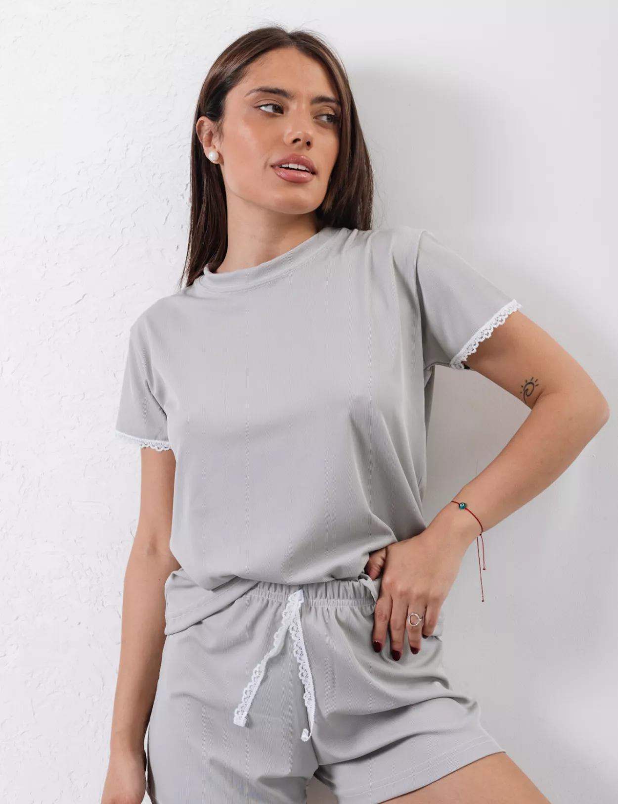 (Ultima Unidad talle XL ) Pijama Kravia Gris