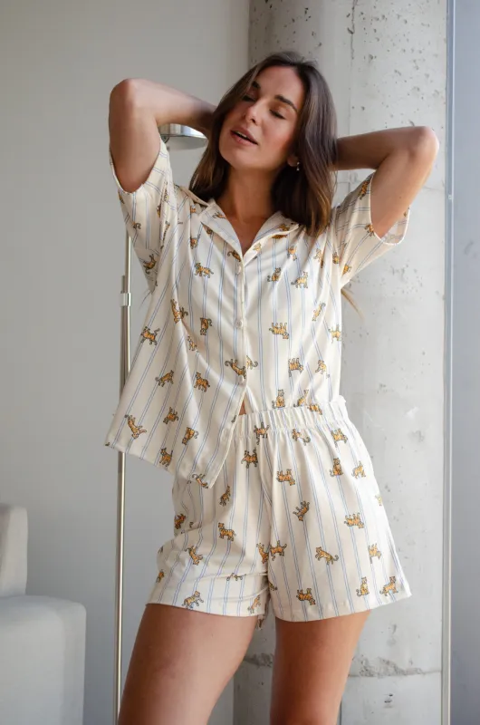 Pijama Camisero Quíos Tigres - Imagen 2