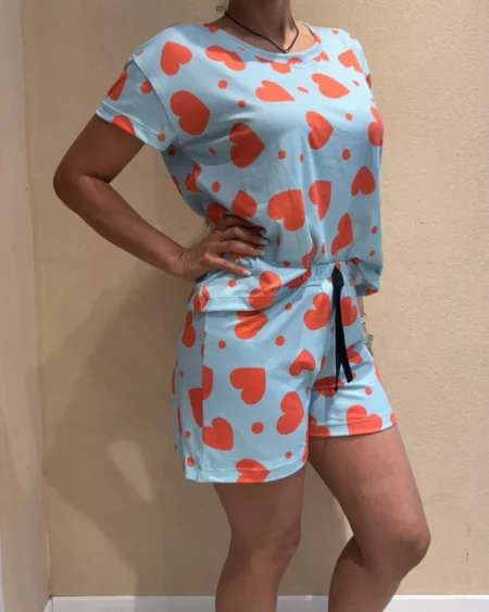 Pijama Kastoria Corazones - M