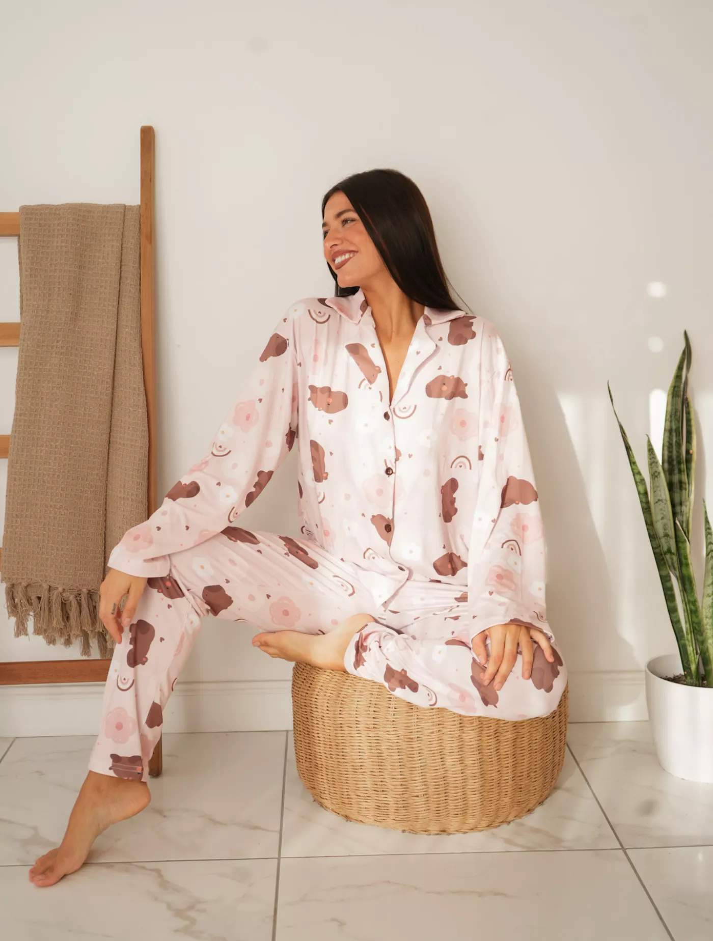 Pijama Camisero Astraia Capibara