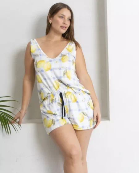 Pijama Callirhoe Limon