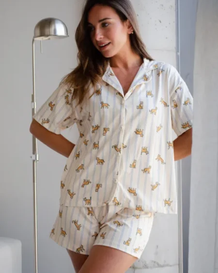 Pijama Camisero Quíos Tigres