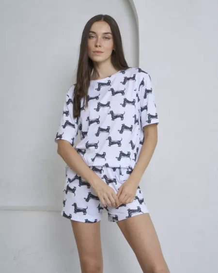 Pijama Aglaya Perrito Salchi - M