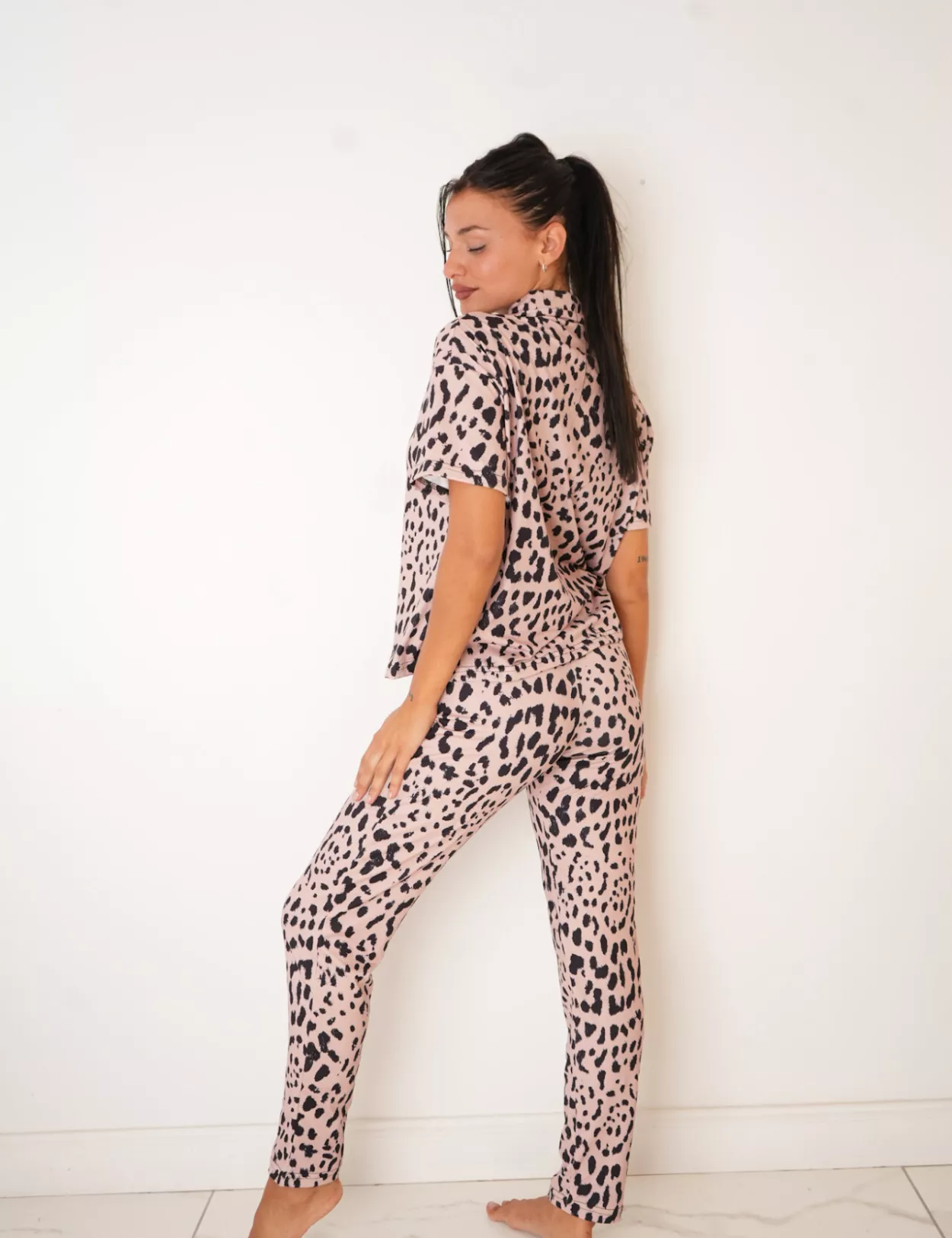 Pijama Camisero Animal Print - Imagen 2