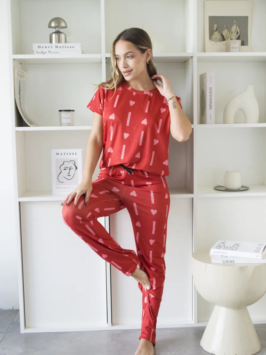 Pijama Glyka Corazones - Imagen 9