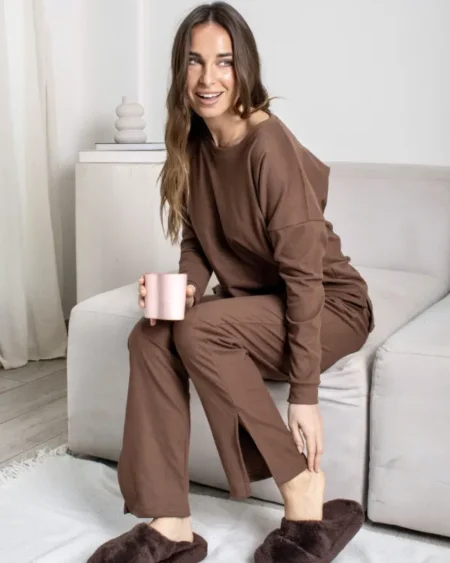 Pijama Darlon Liso Chocolate