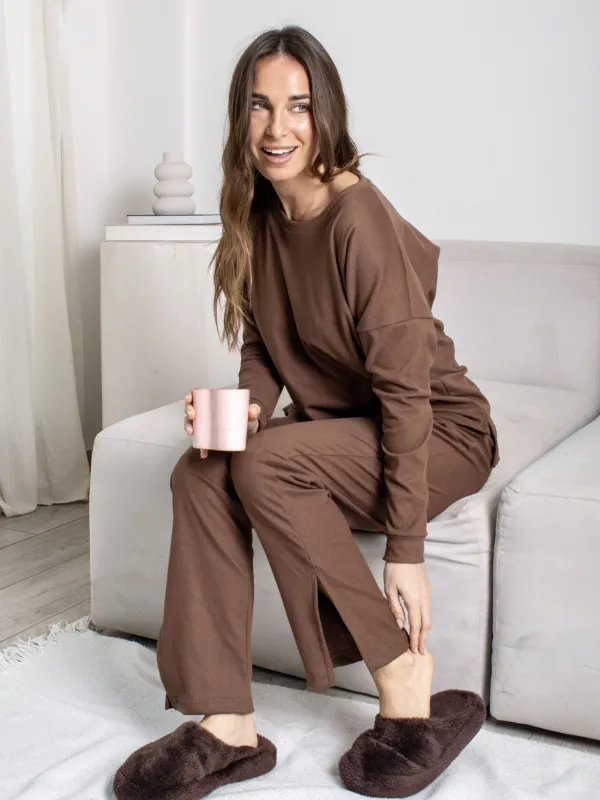 Pijama Darlon Liso Chocolate