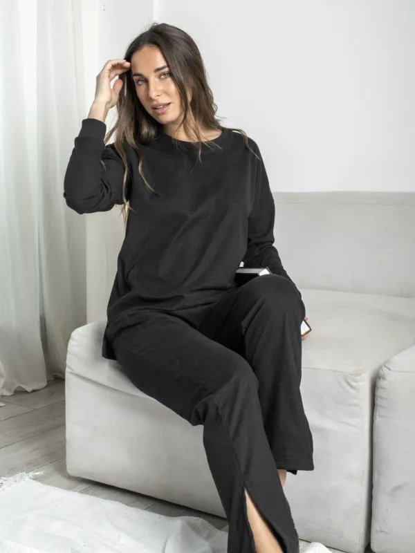 Pijama Darlon Liso Black - Imagen 4