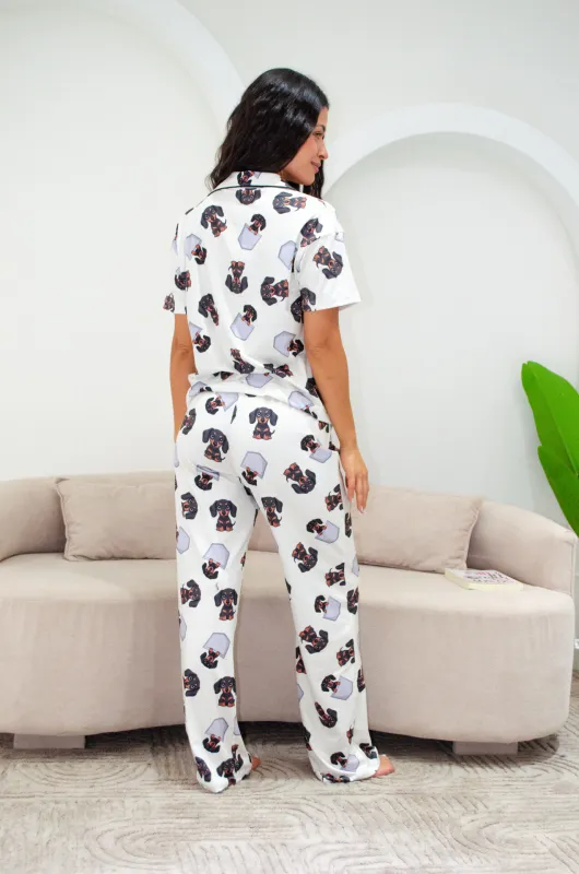Pijama Camisero Kostas Salchi - Imagen 4