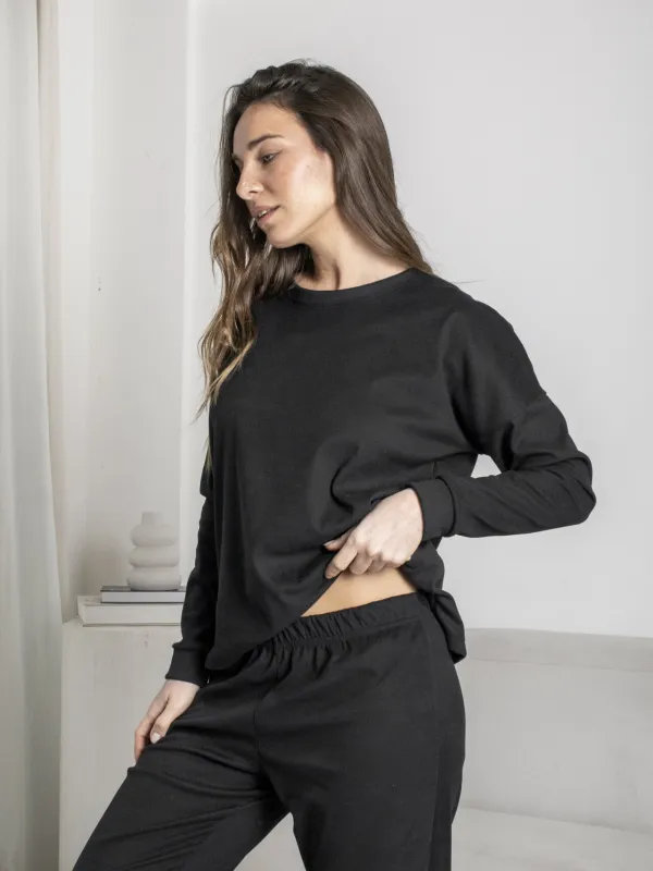 Pijama Darlon Liso Black - Imagen 7