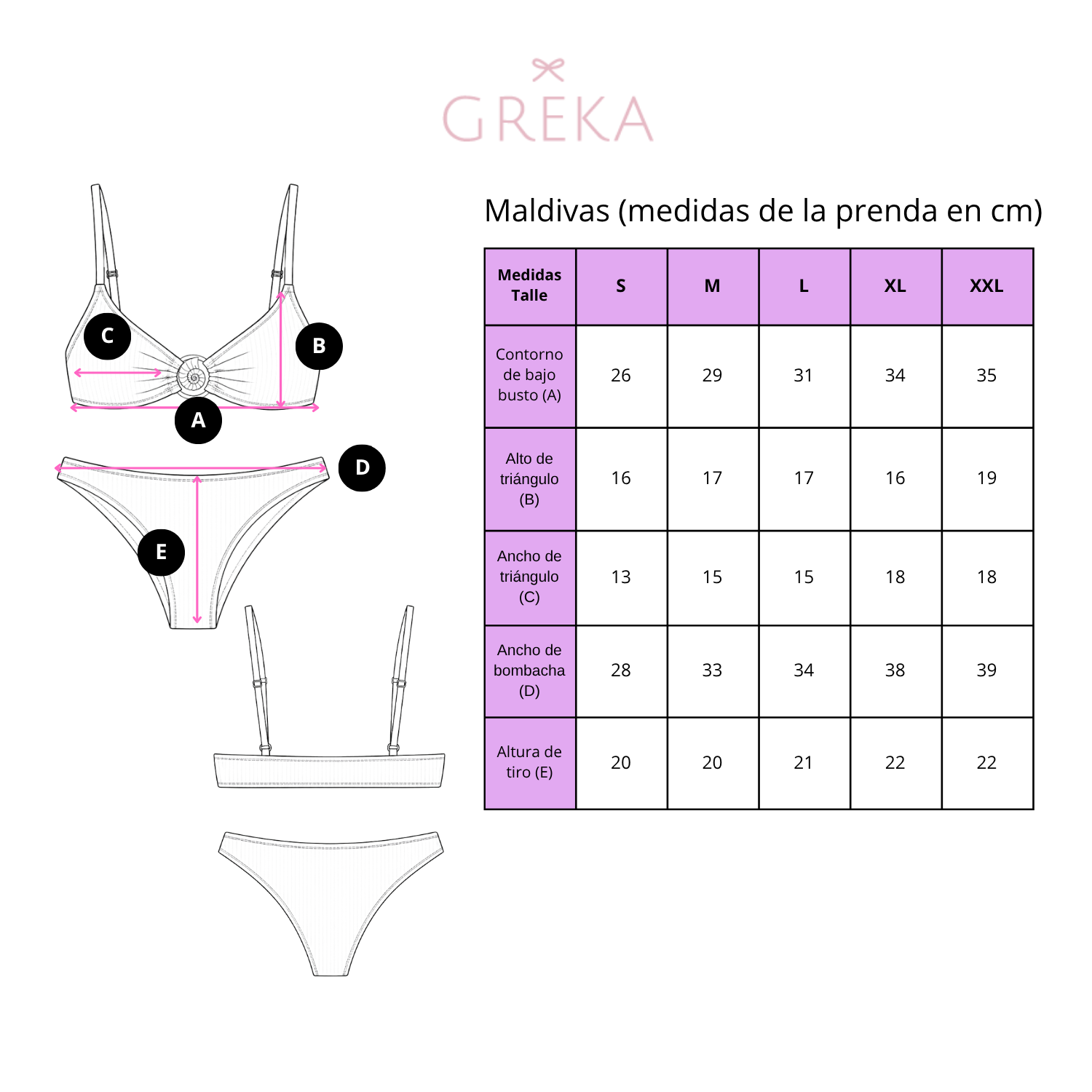 Tabla de talles