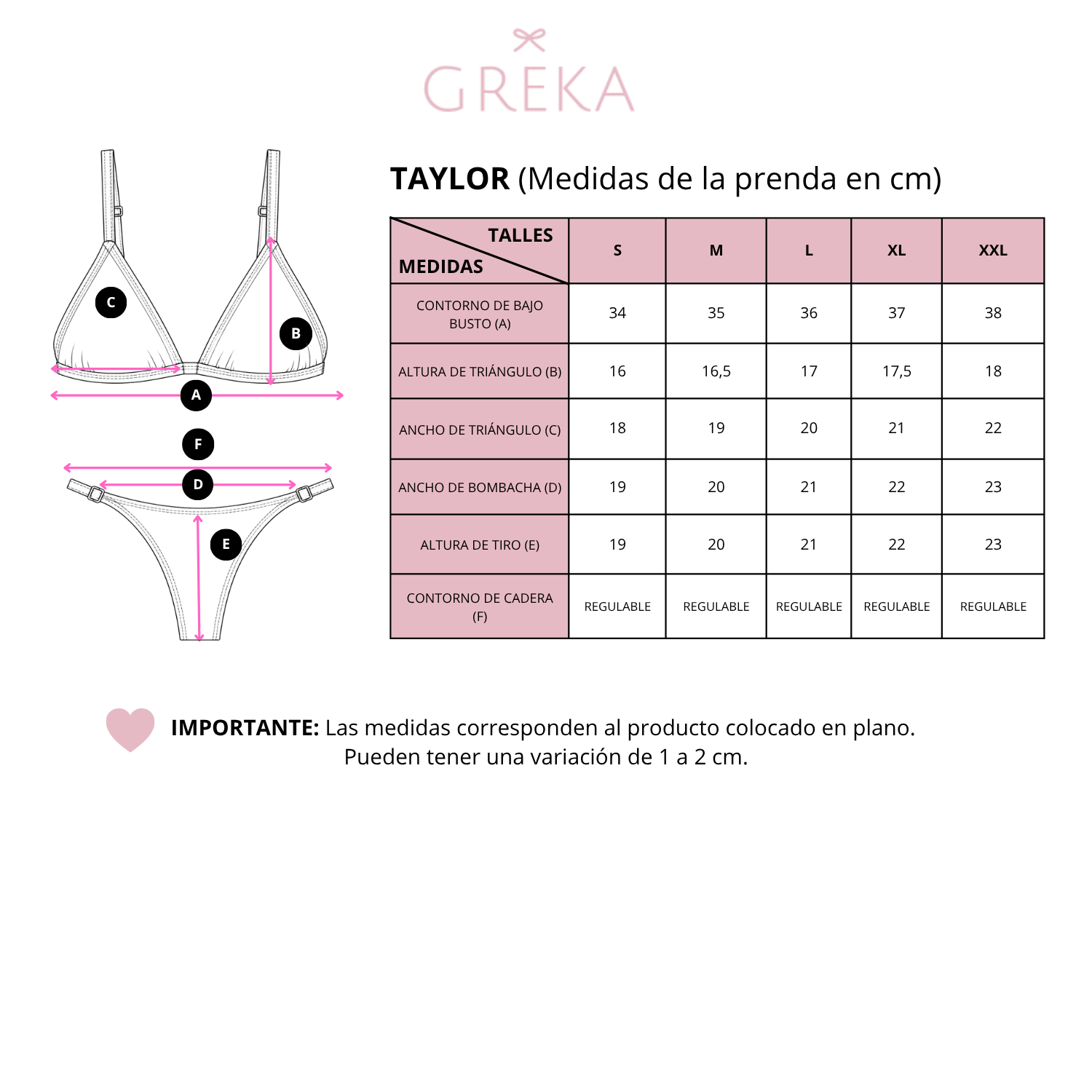 Tabla de talles