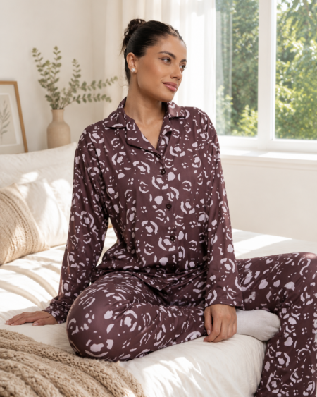 Pijama Camisero Manchitas