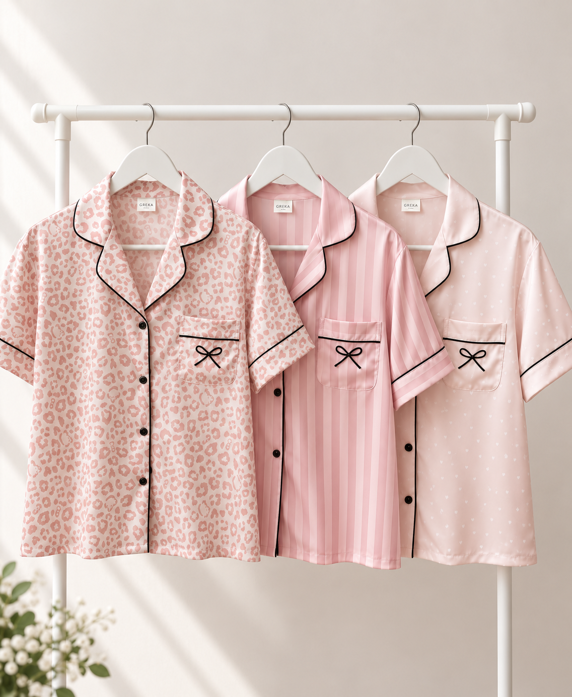 Combo Camisero de Seda x 3