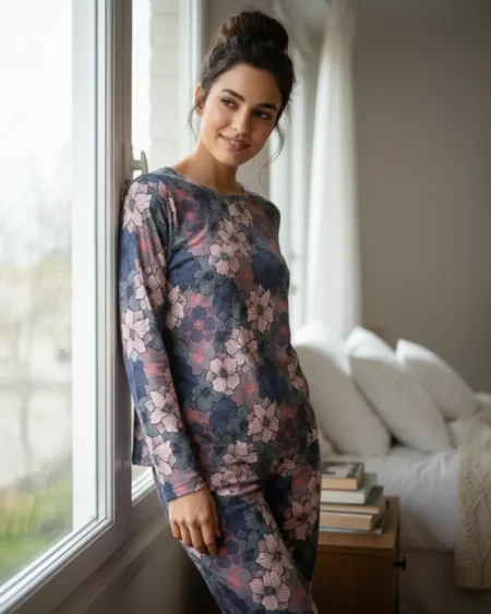 (ÚLTIMO EN S) Pijama Elysia flores