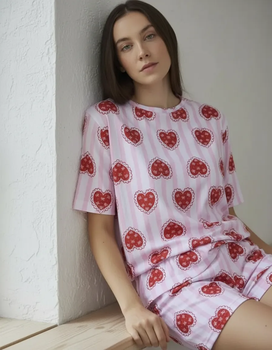 Pijama Nayade Corazones - Imagen 3
