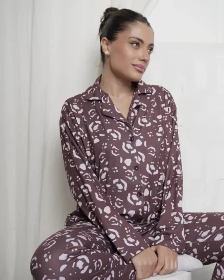Pijama Camisero Manchitas