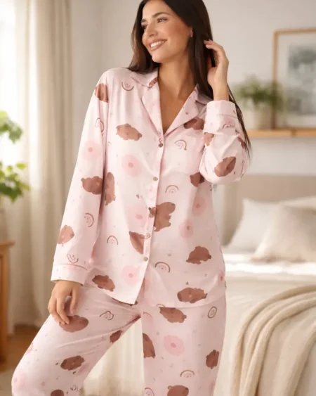 Pijama Camisero Astraia Capibara