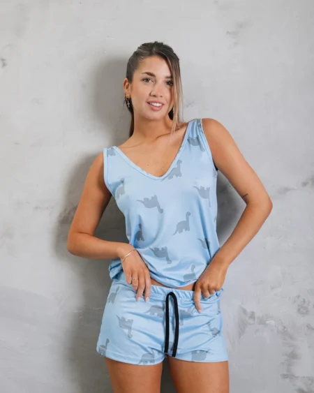 (Ultimas Unidades L ) Pijama Kosmos Dinosaurio