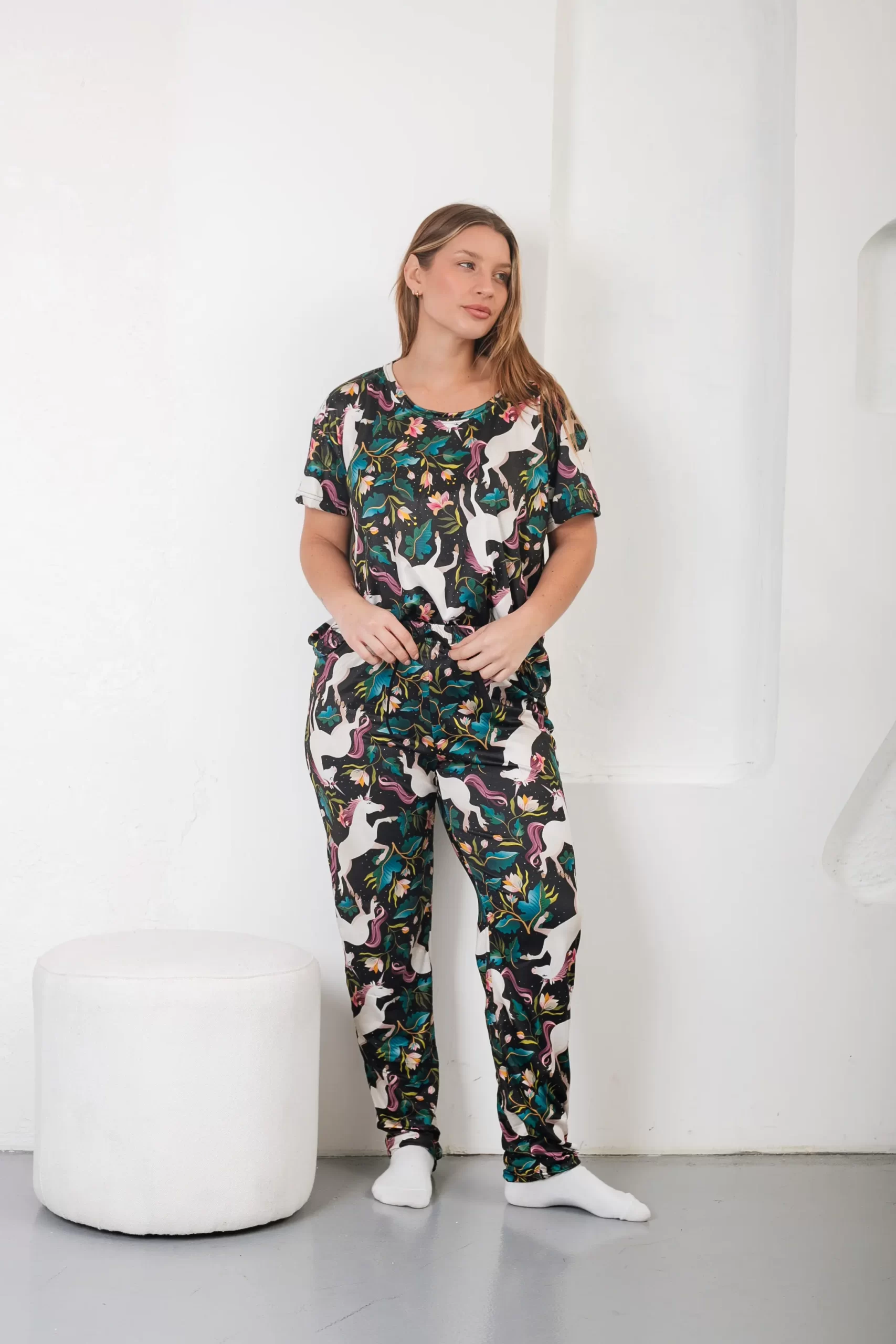 (Ultimas Unidades Talle S) Pijama Siros Unicornios