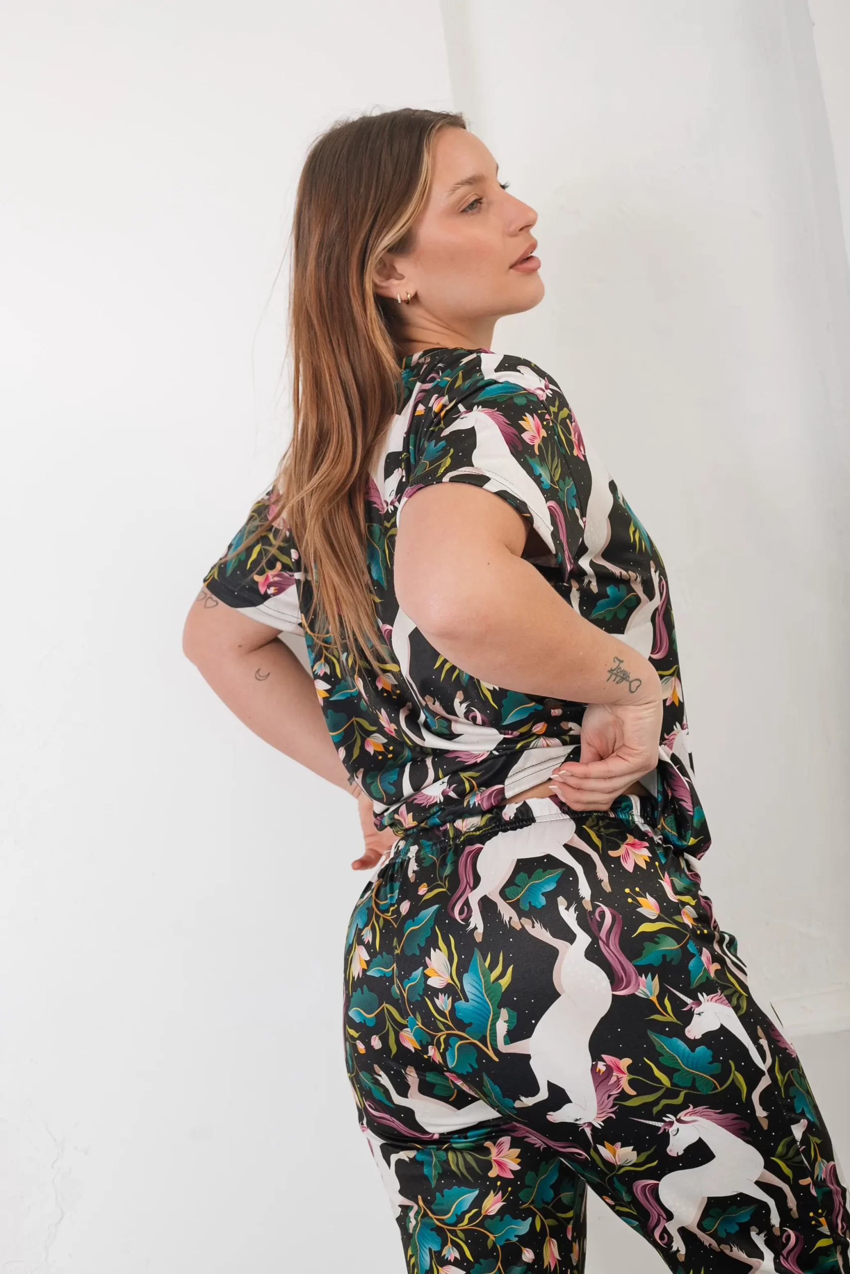 (Ultimas Unidades Talle S) Pijama Siros Unicornios - Imagen 3