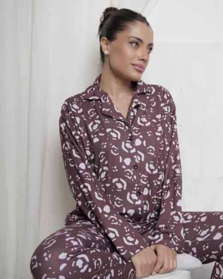 Pijama Camisero Manchitas