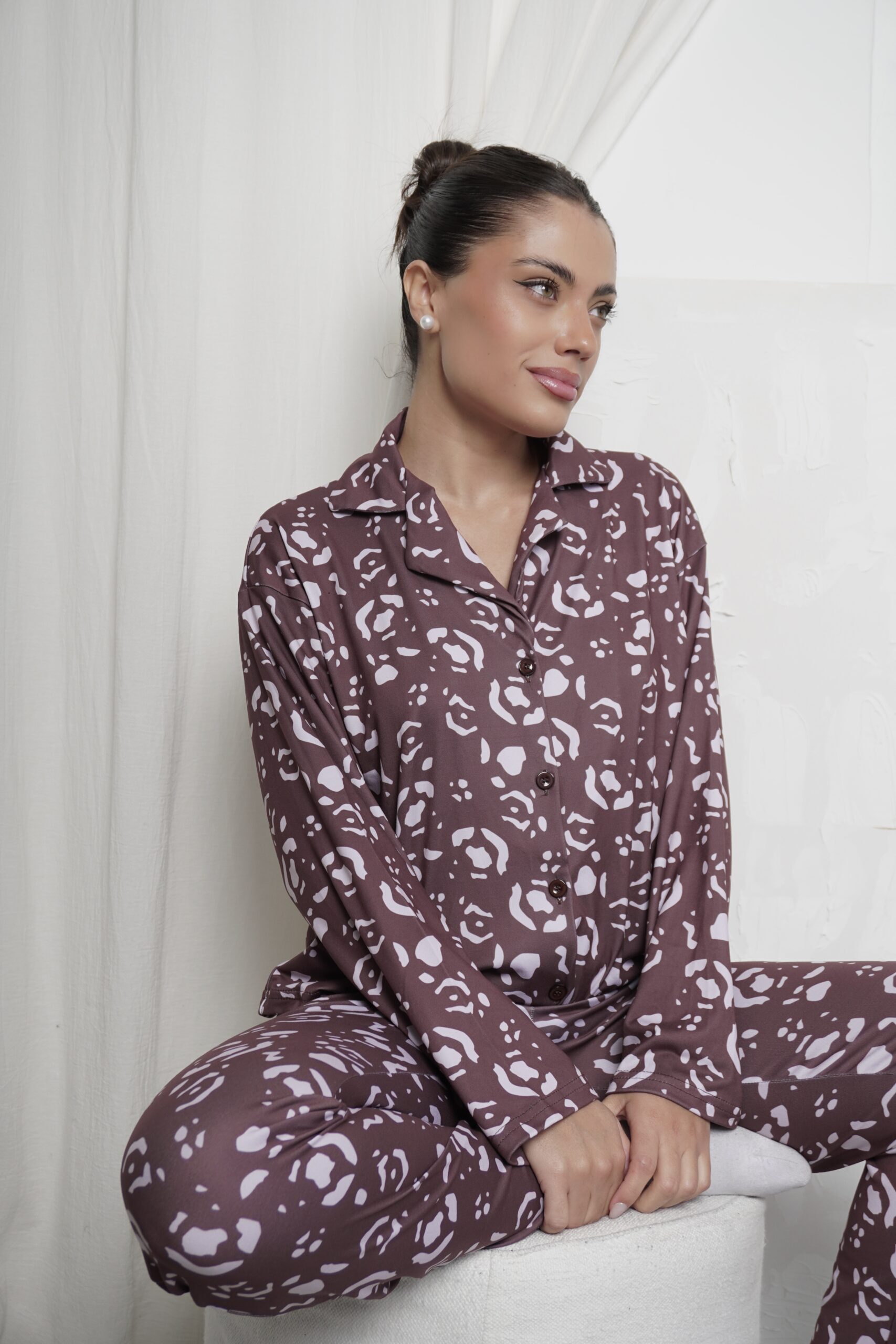 Pijama Camisero Manchitas