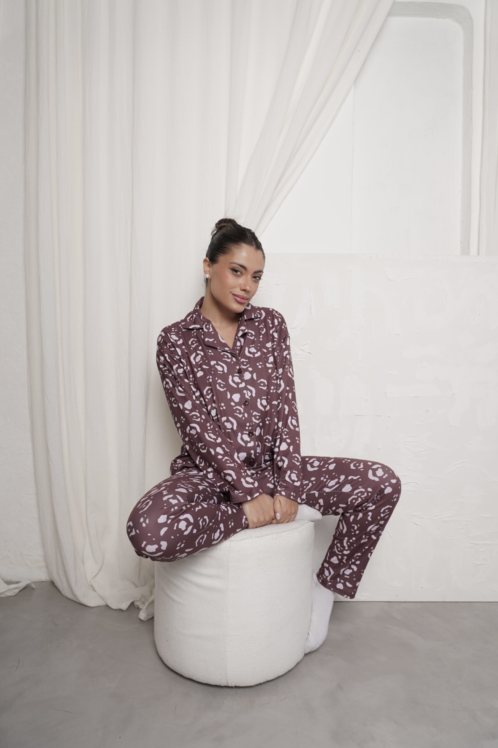 Pijama Camisero Manchitas - Imagen 4