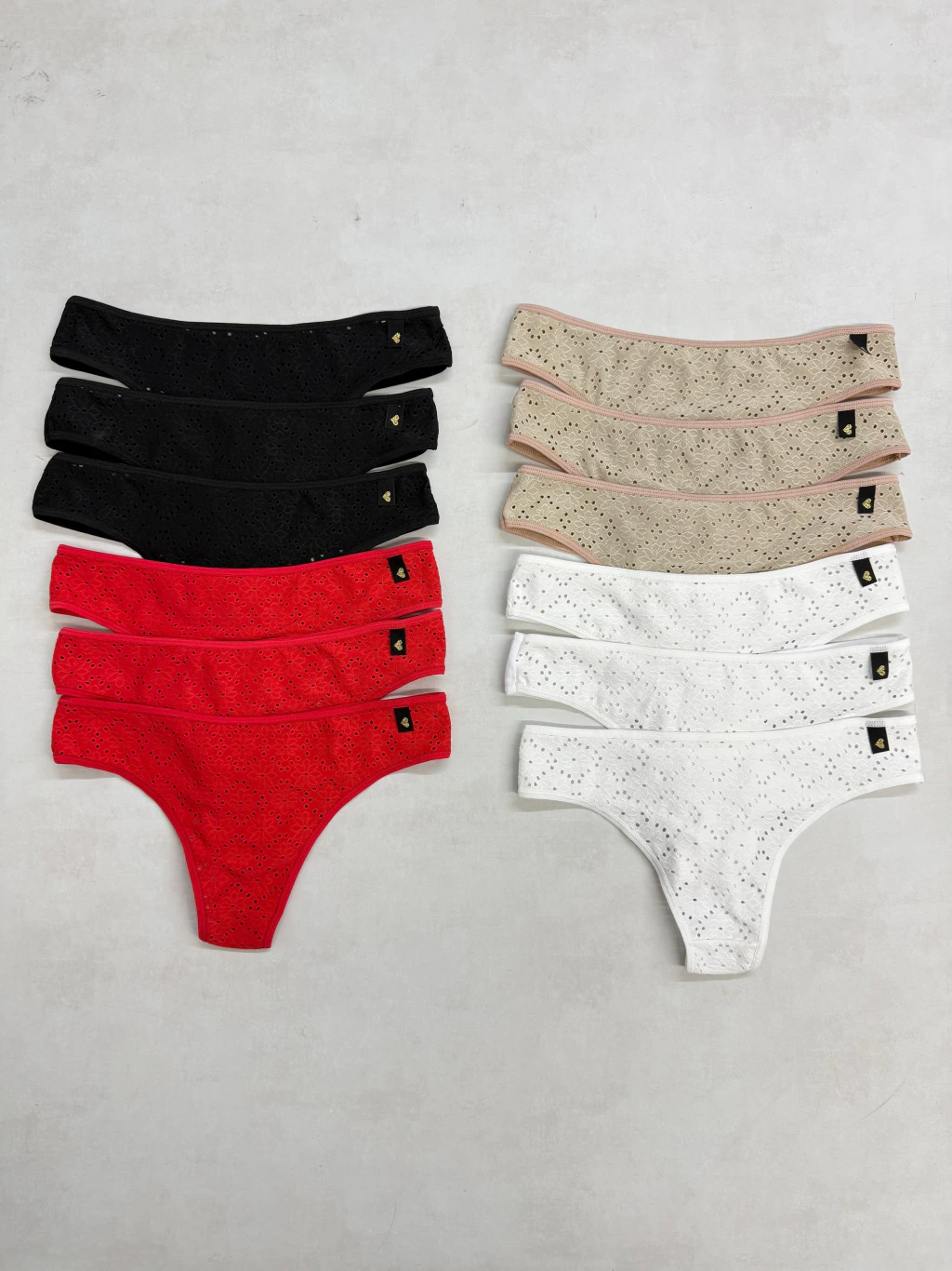Pack less broderie x 3 - Imagen 4